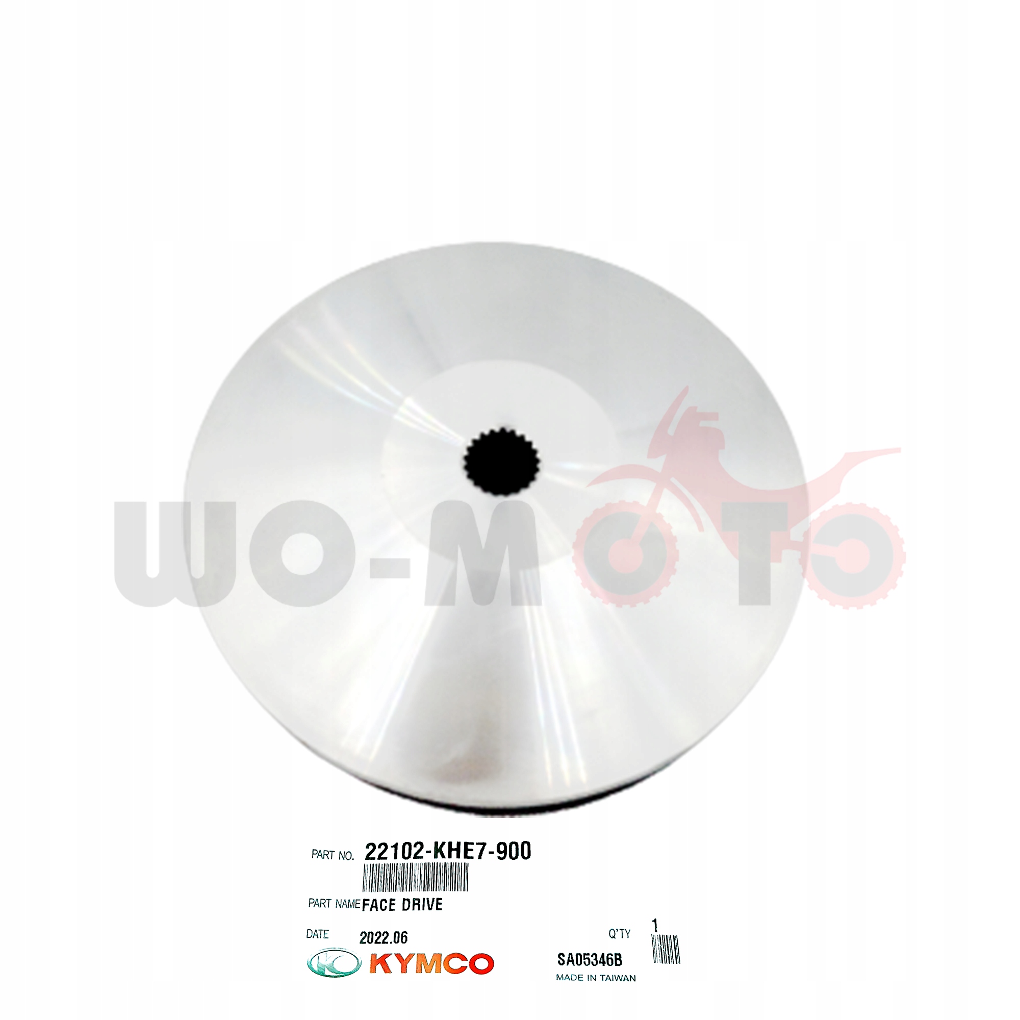 22102-KHE7-900 - КОЛЕСО ПЛАСТИНЫ ВАРИАТОРА ВНЕШНИЙ KYMCO KXR MXU 300