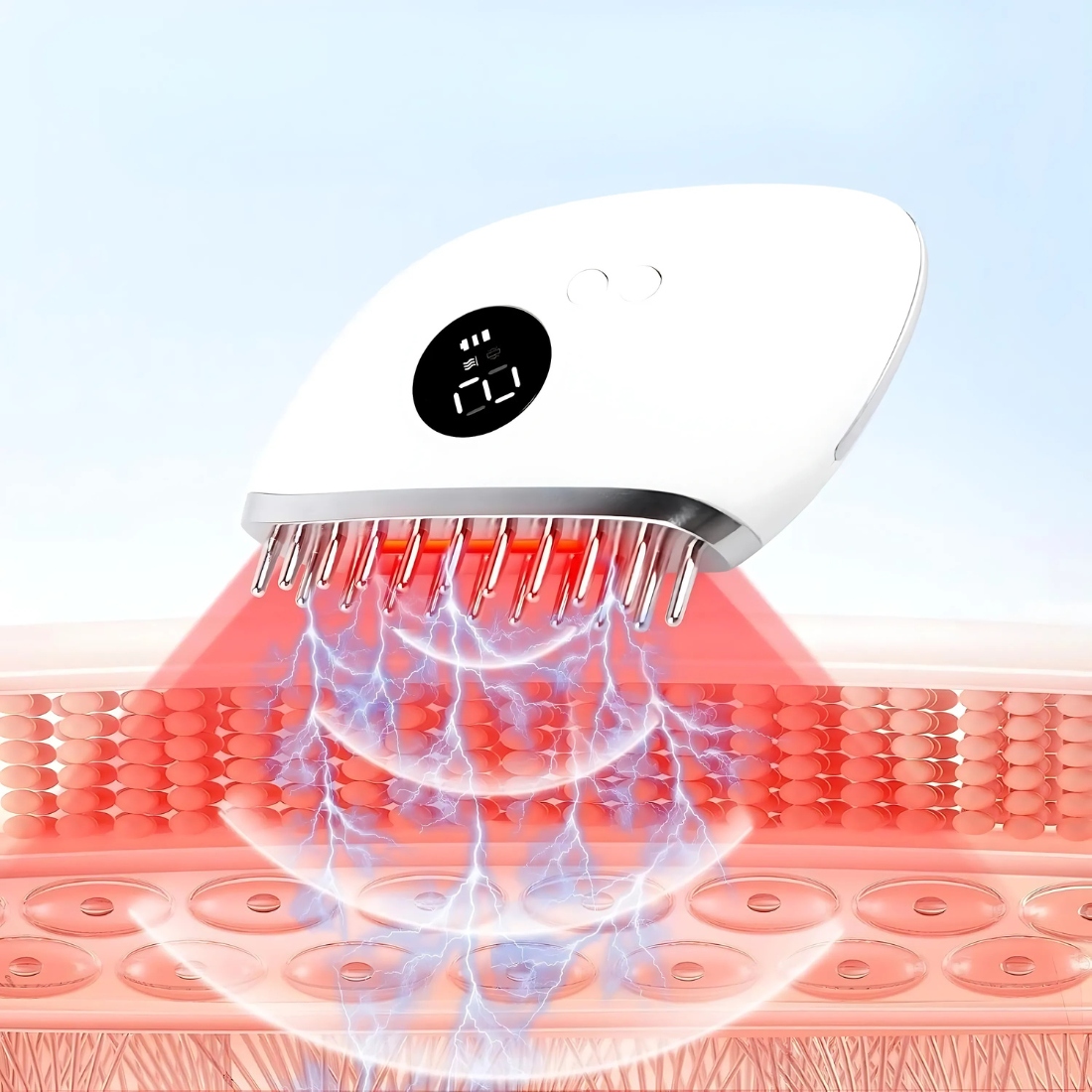 Masażer EMS Gua Sha LED RegMag UK-21 do twarzy i ciała – Relaks i wsparcie codziennej pielęgnacji