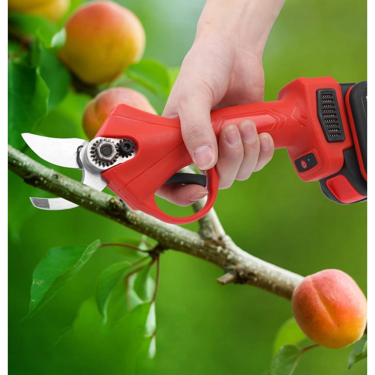 SEKATOR NOŻYCE AKUMULATOROWY ELEKTRYCZNE DO GAŁĘZI 30mm 21V + 2AKU 1200mAh Stan opakowania oryginalne