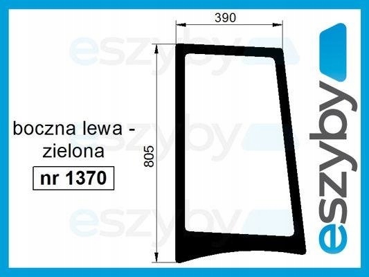 sklo Claas Renault Axos 310 330 340 boční levé