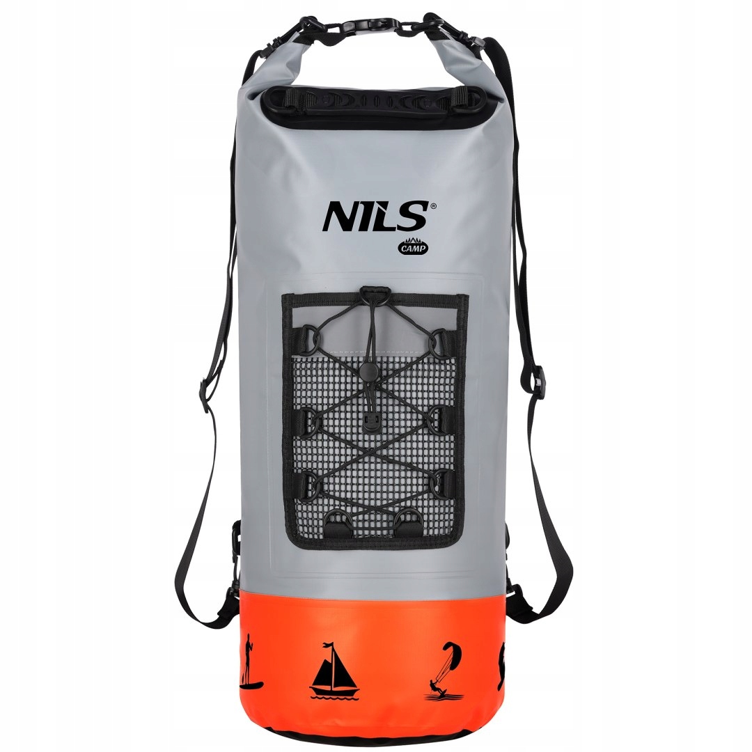 NC17108 Voděodolný Batoh 25L Oranžový Nils Camp