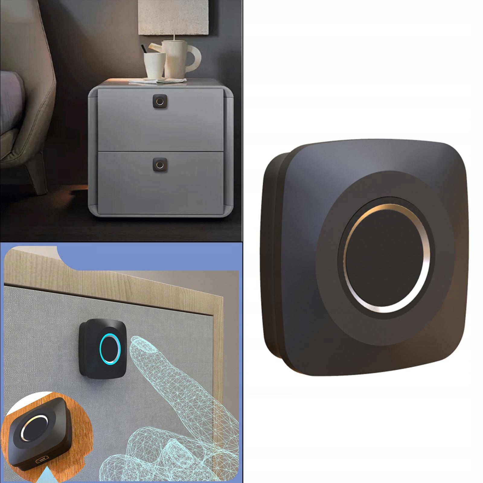 Szafka elektroniczna z zamkiem na odcisk palca Długość kabla 0.3 m