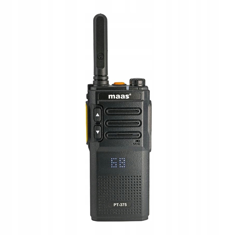Maas PT-375 przenośne radio Pmr walkie talkie 99 kanałów, Vox, IPX2