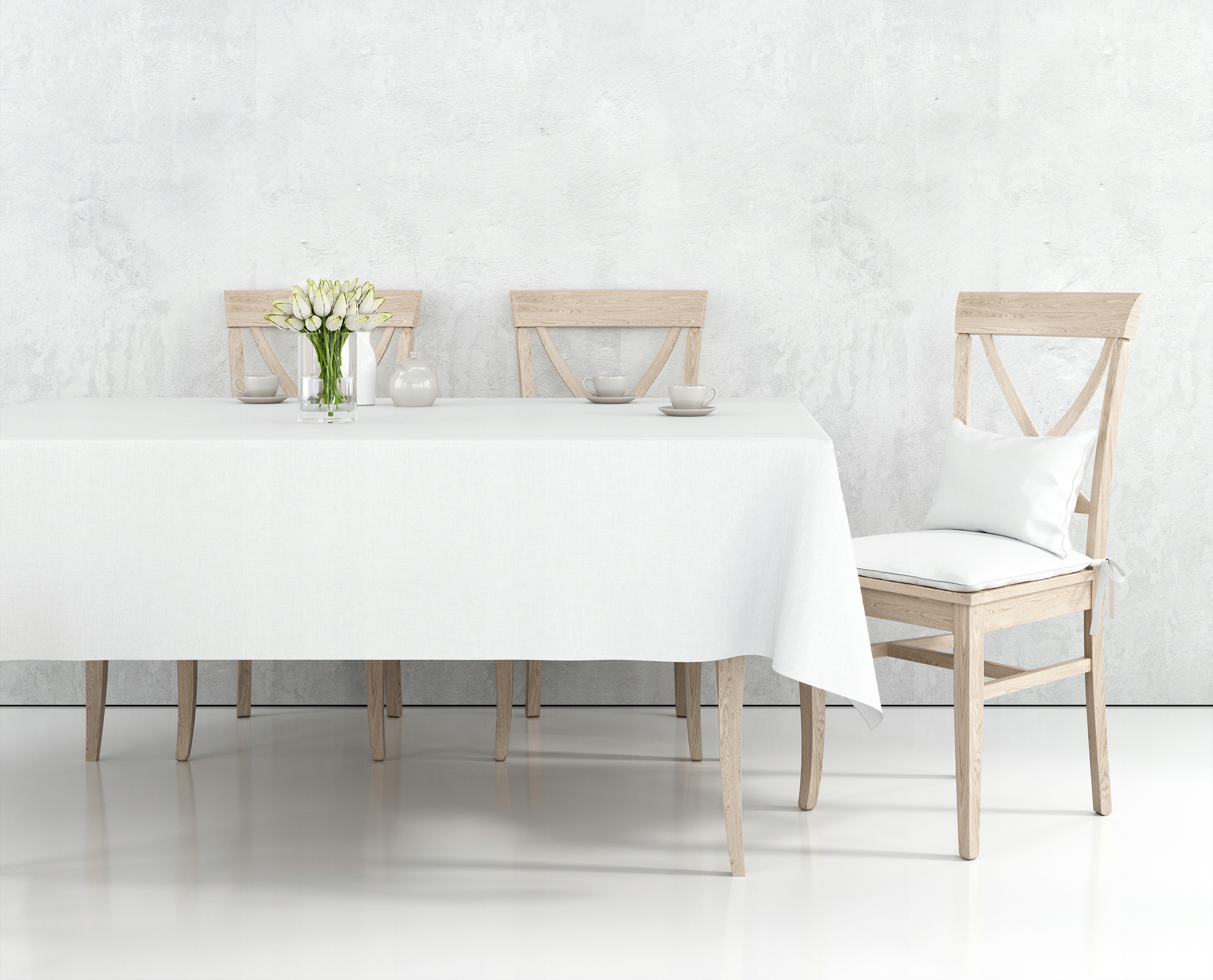 Obrus na stół 140x160 Plamoodporny Biały Gładki EAN (GTIN) 5902276973352