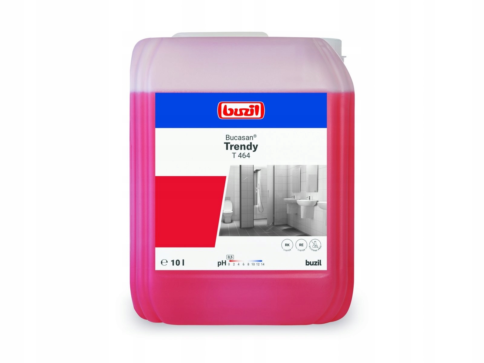 Płyn do sanitariatów Buzil Bucasan Trendy T464 10L Usuwa kamień osady