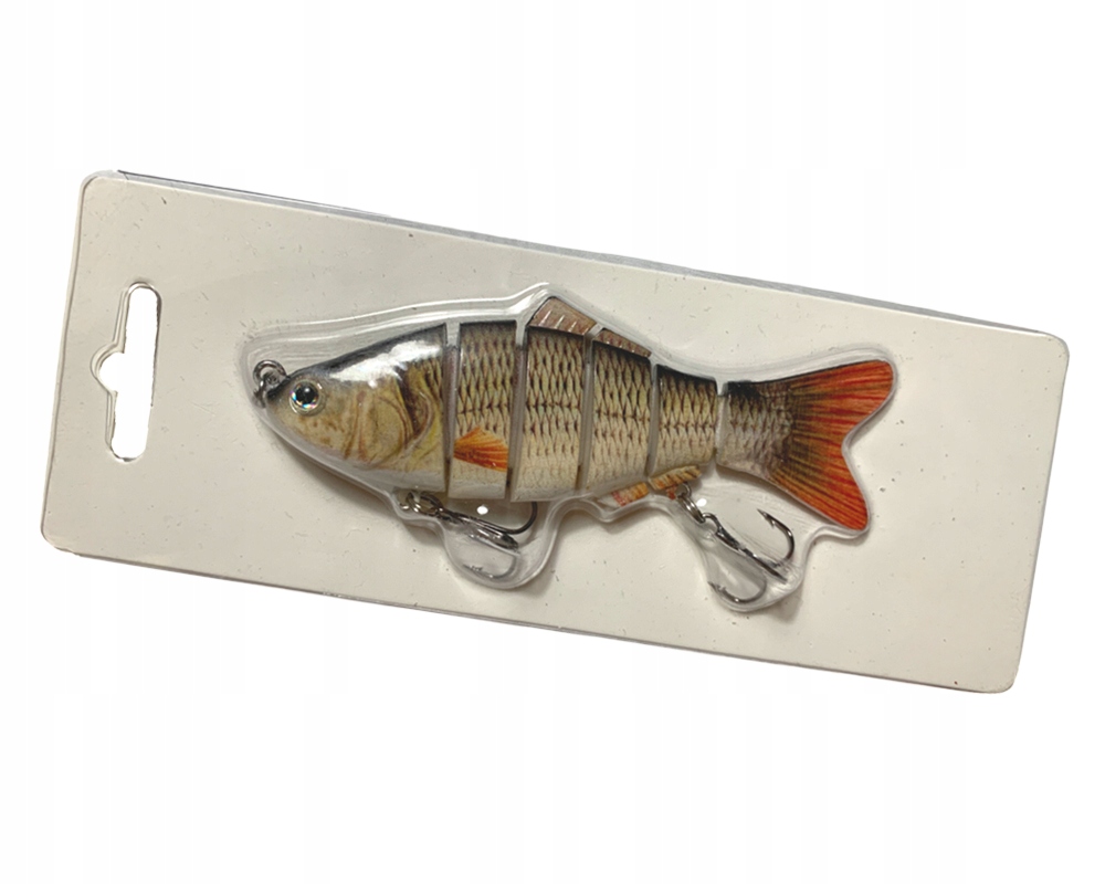 PRZYNĘTA WOBLER tonący ŁAMANY 6 segmentów SZCZUPAK Waga 15 g