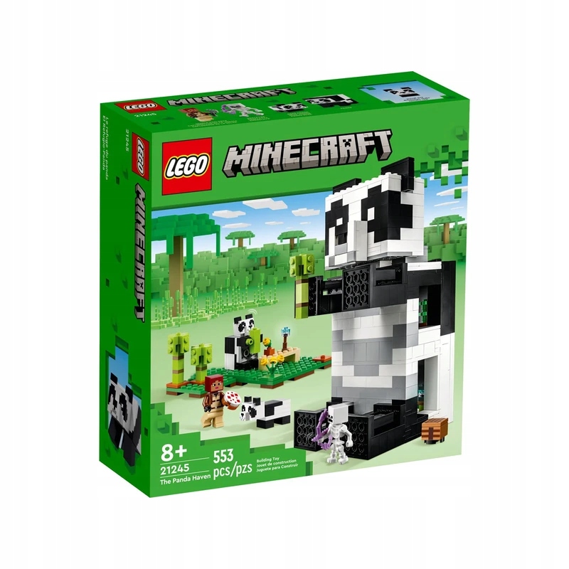 Фото - Конструктор Lego Minecraft 21245 Rezerwat pandy 