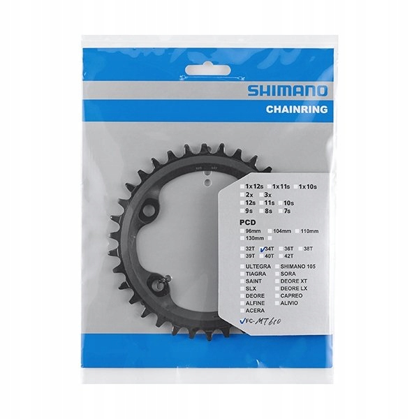 Звездочка Shimano FC-MT610 34T