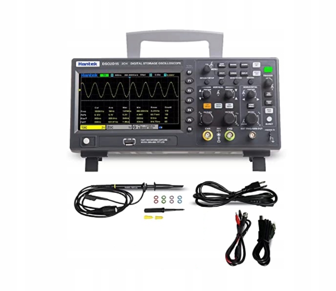 Hantek DSO2D15 oscyloskop cyfrowy 2CH 150 MHz