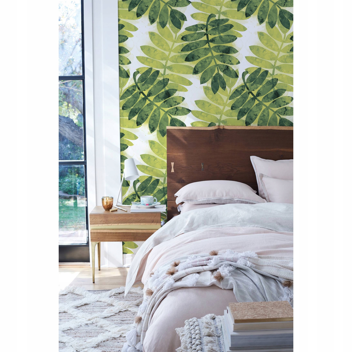 

Fototapeta do sypialni Liście jarzębiny 360x250 cm