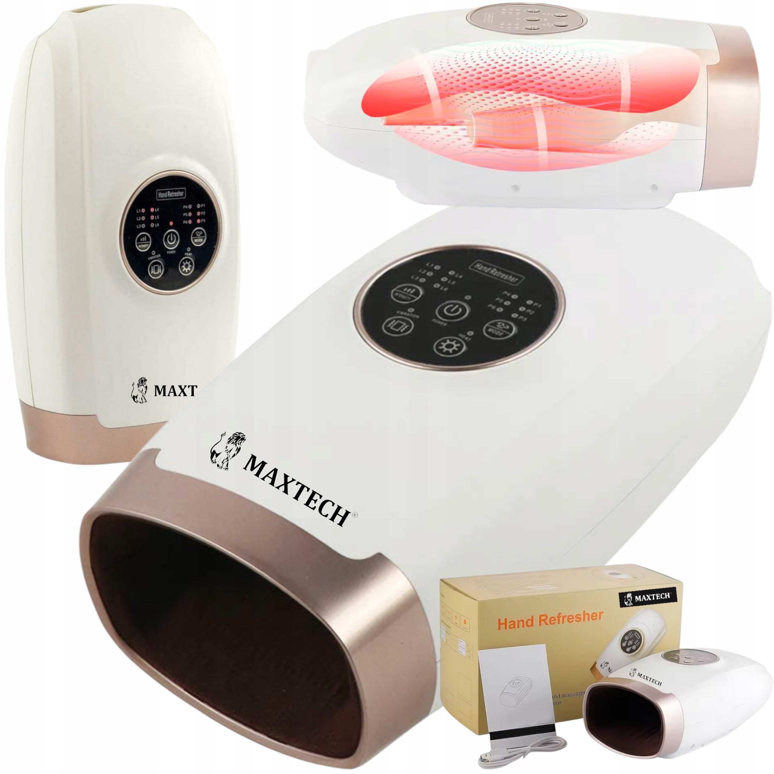 Masażer dłoni rąk nadgarstka Do masażu Masaż wibracyjny uciskowy grzejący