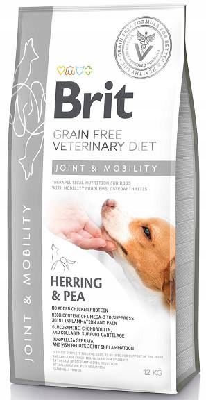 Levně Brit Grain Free Veterinary Diet Dog Joint & Mobility Sleď s...