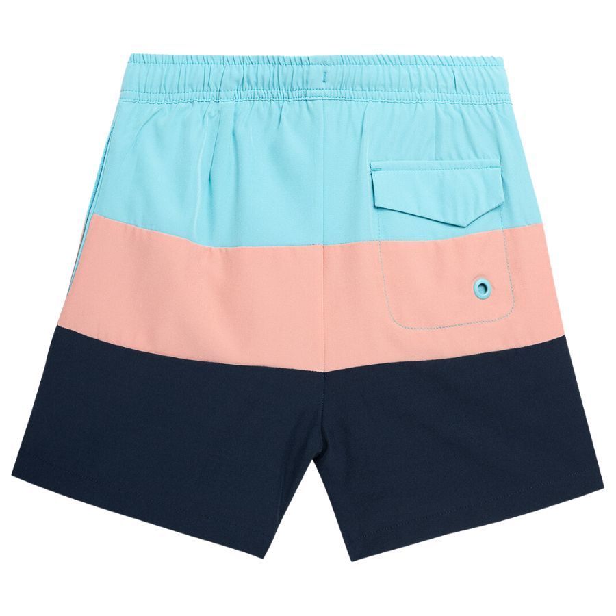 KRÓTKIE SPODENKI CHŁOPIĘCE 4F SZORTY KĄPIELÓWKI Materiał dominujący poliester