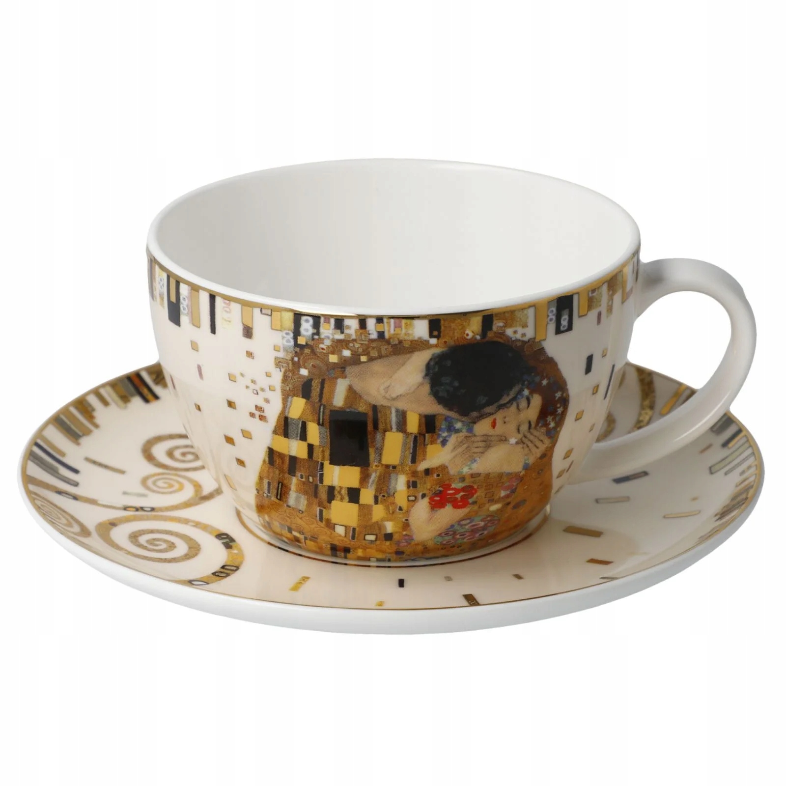 Gustav Klimt Bozk Šálka na čaj Goebel
