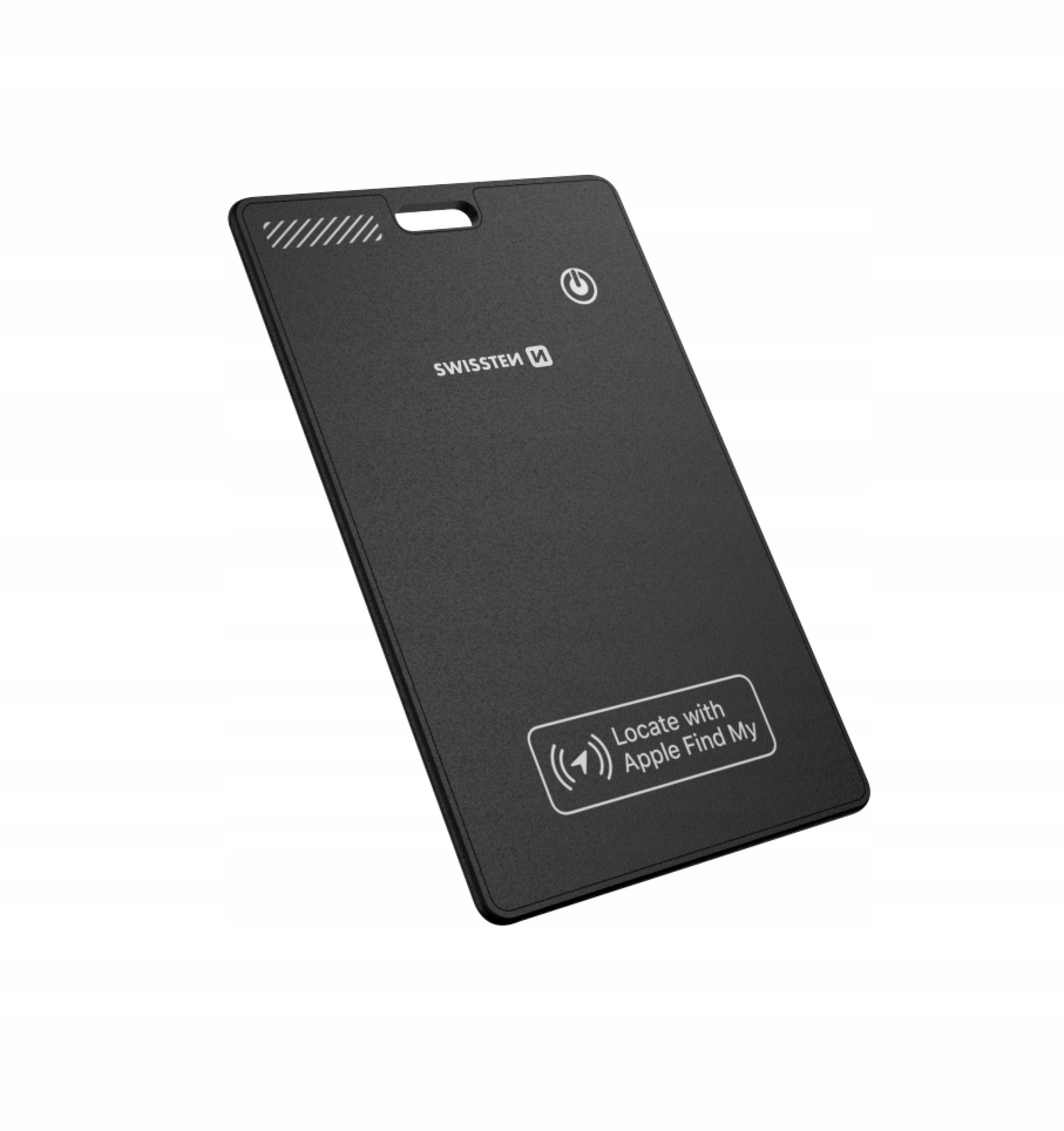 Swissten Find Card Lokalizaror karta Tag (Apple Find My) czarny