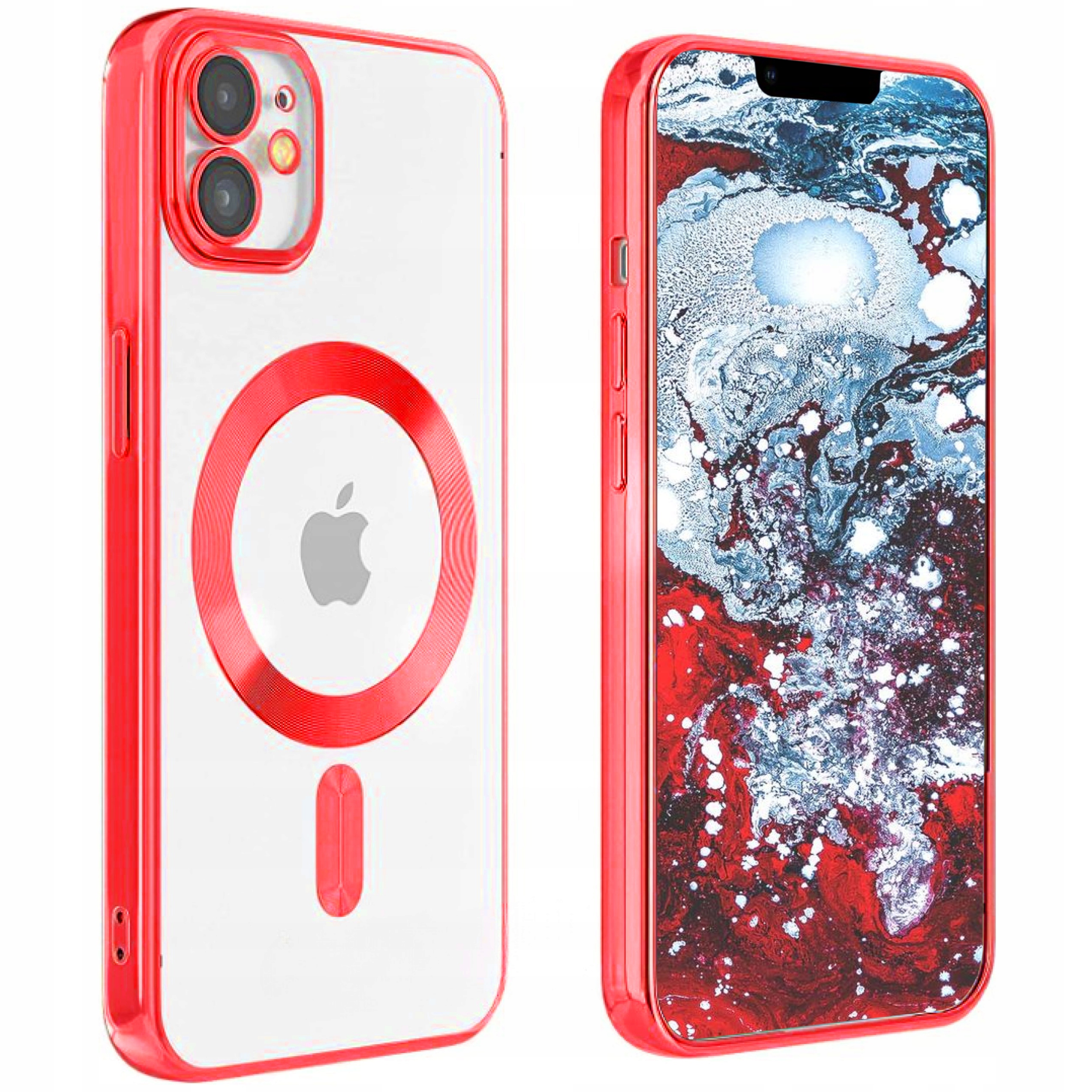 

Etui Case Obudowa Do Iphone 11 Czerwony Magsafe
