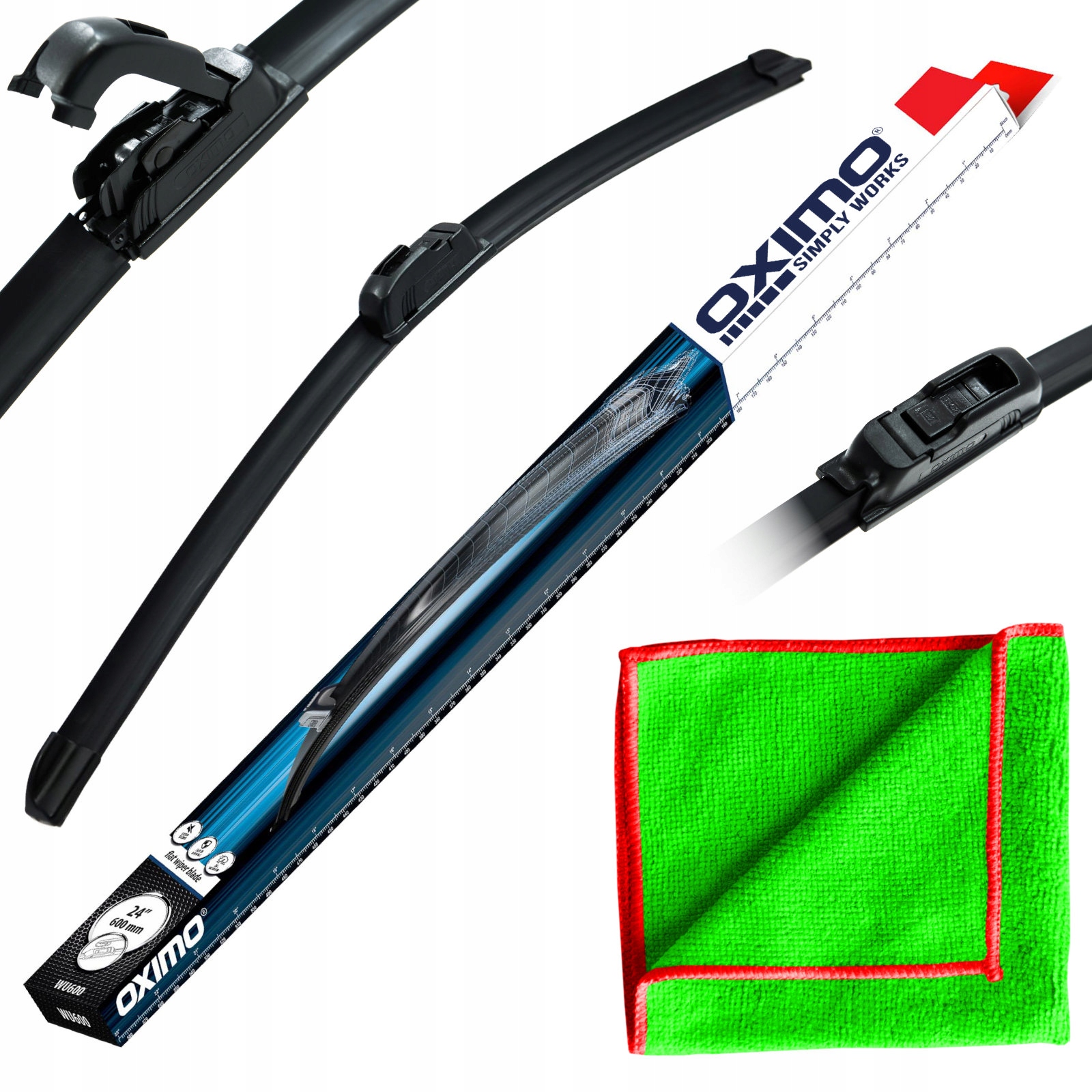 Wycieraczki płaskie Przód Toyota Aygo 1 I B1 02.2005-12.2014 Hatchback