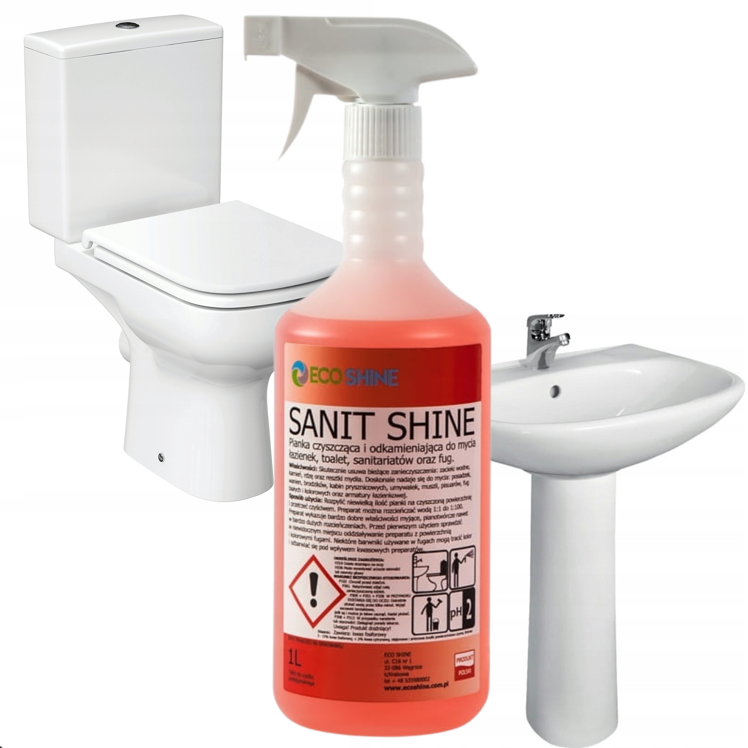 SANIT SHINE 1L ECO SHINE PIANKA ODKAMIENIAJĄCA