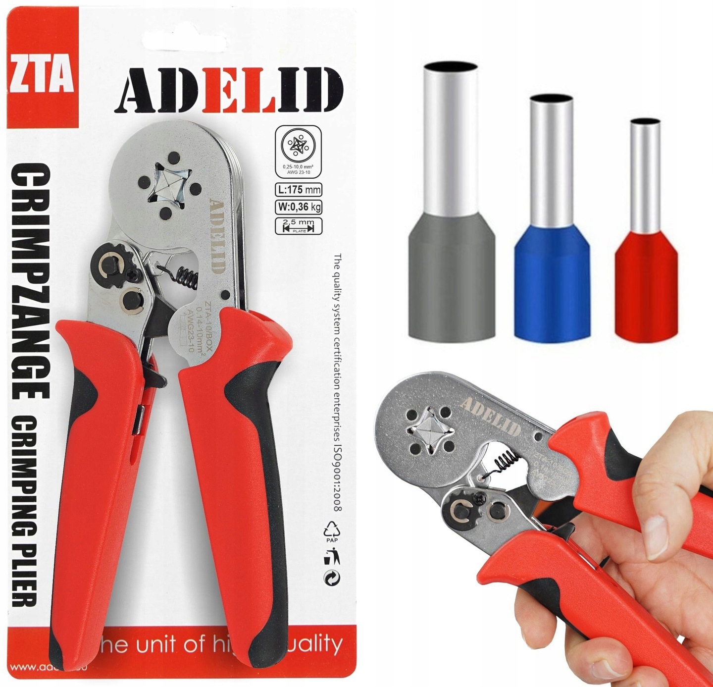 Walizka ADELID ZTA-10/BOX/T (5900378900863) • Cena, Opinie • Torby