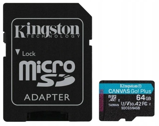 その他  Go 64GB Kingston Micro SDXC 64GB Canvas Go! 4K A2 V30 U3 170MB