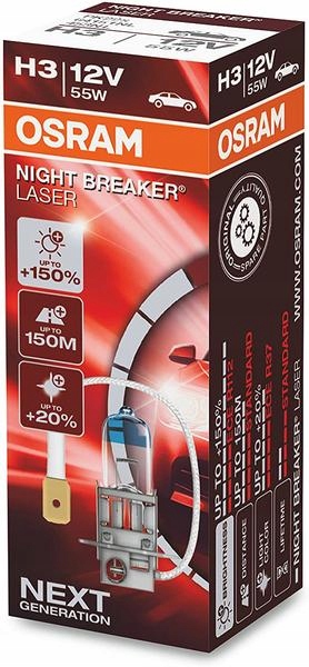 

Osram Night Breaker Laser Next Gen +150% H3 12V