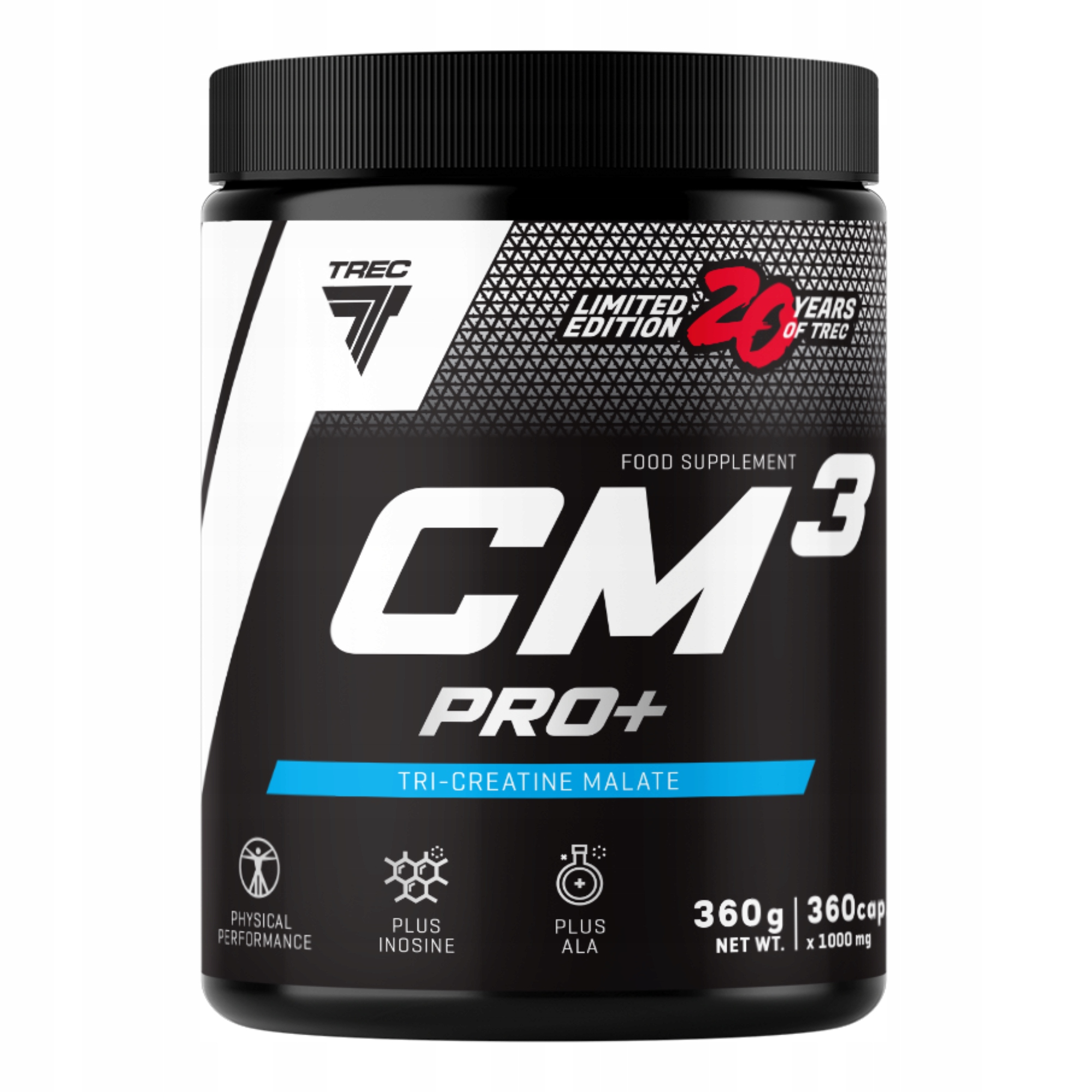 Trec CM3 Pro 360 kap Jablečný Kreatin Silný Tcm