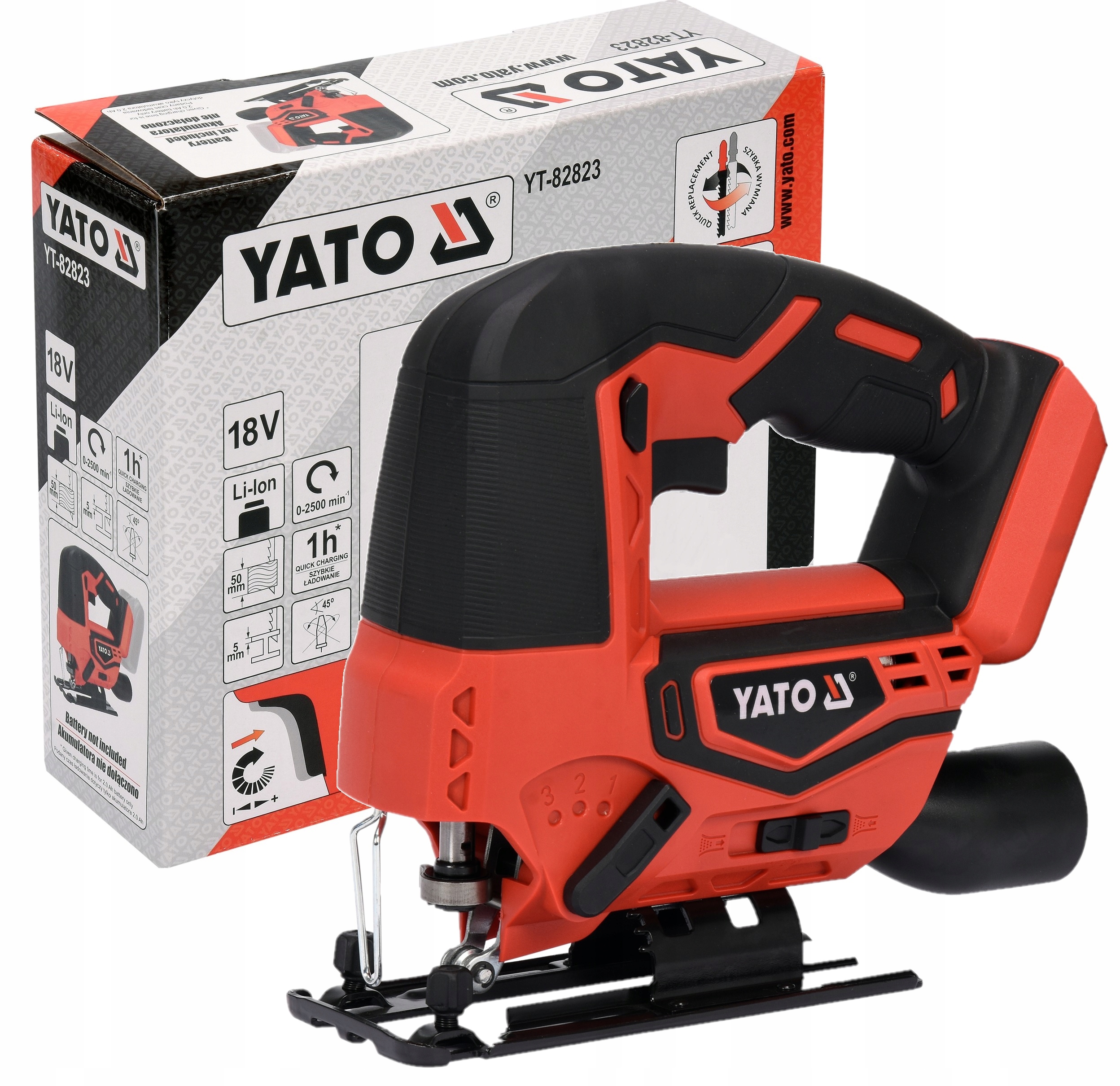 Pila 18V Tělo (body) Bez Akumulátoru Yato YT-82823