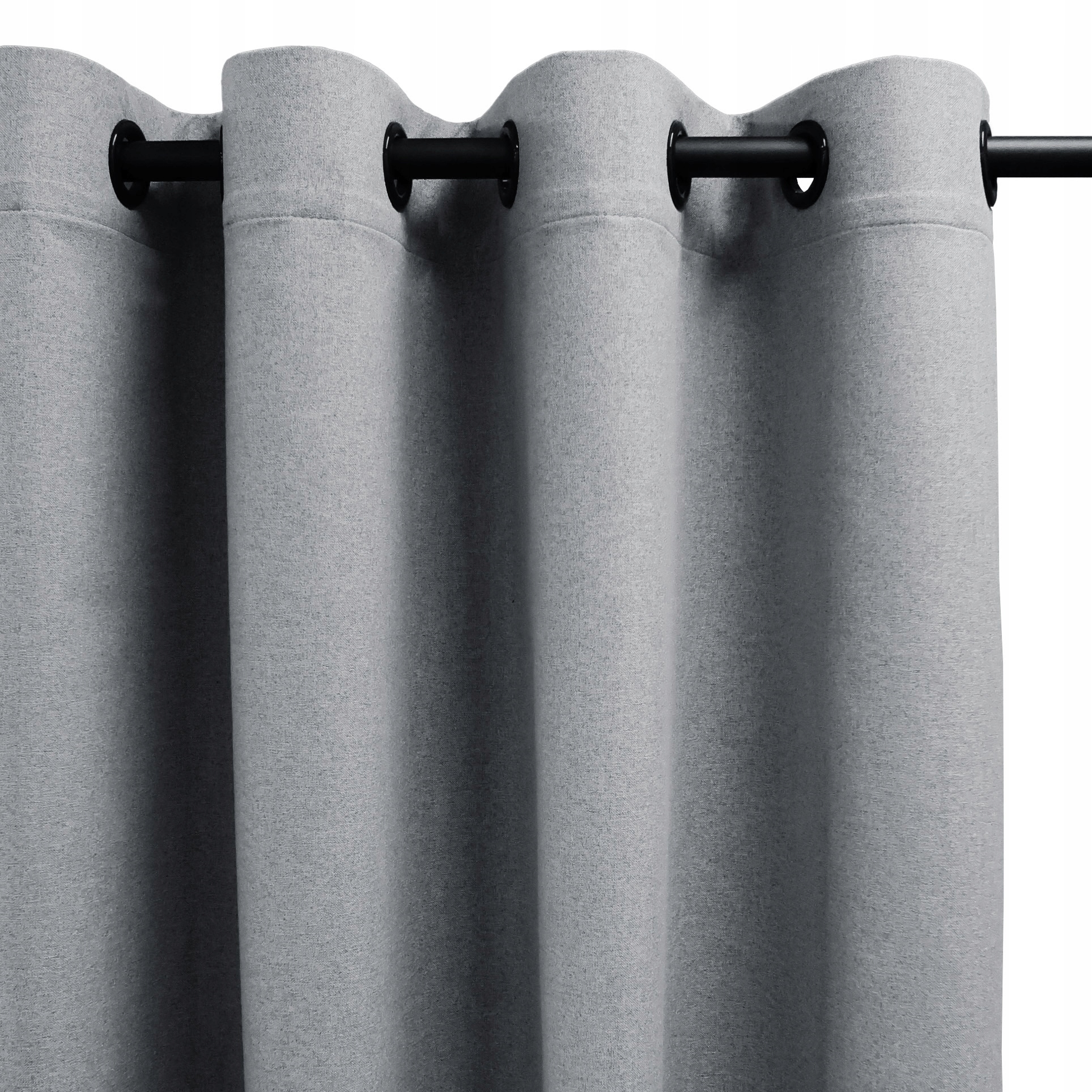 Zatemňovací Závěsy Na Průchodkách 130x495 Světle Šedé Blackout Pure