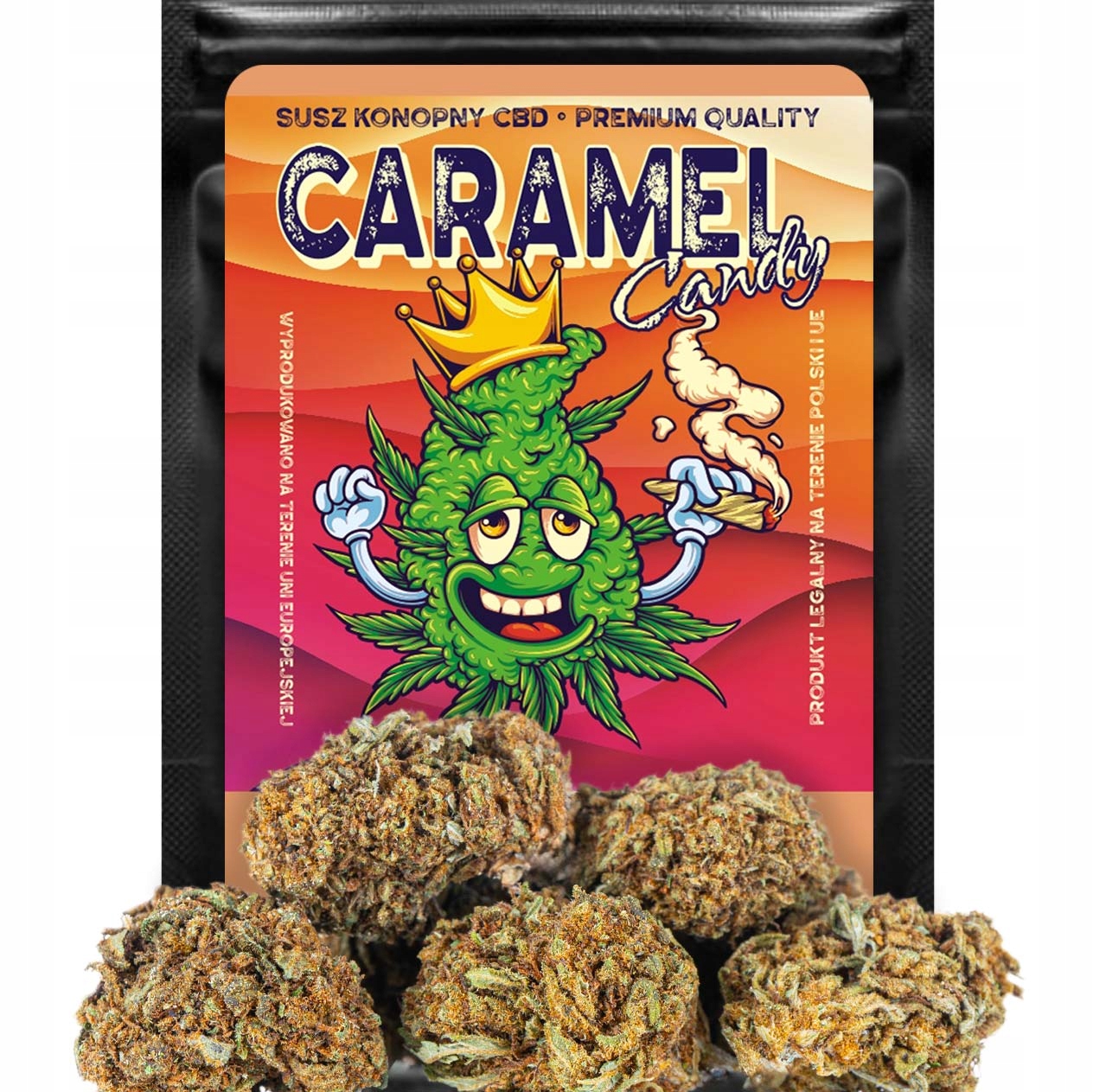 Cbd Susz Konopny Caramel Candy Produkt Naturalny Mocny 2G