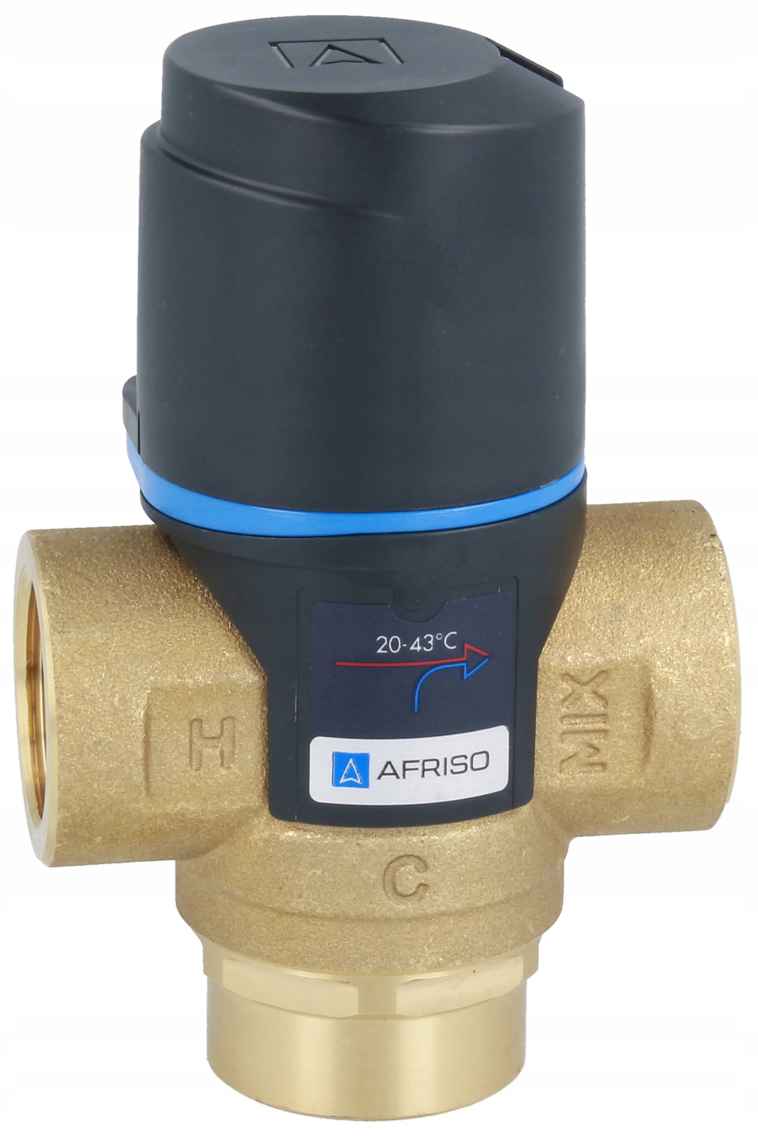Termostatický zmiešavací ventil Afriso 3/4'' 20-43°C