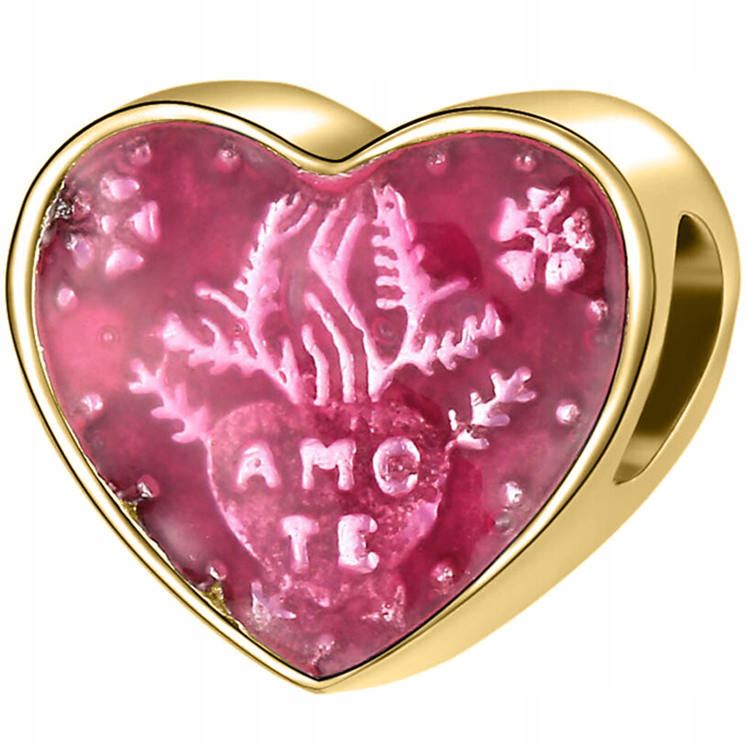 Zlatý přívěsek Srdce Amote se srdíčkem Love Amote Stříbro 925