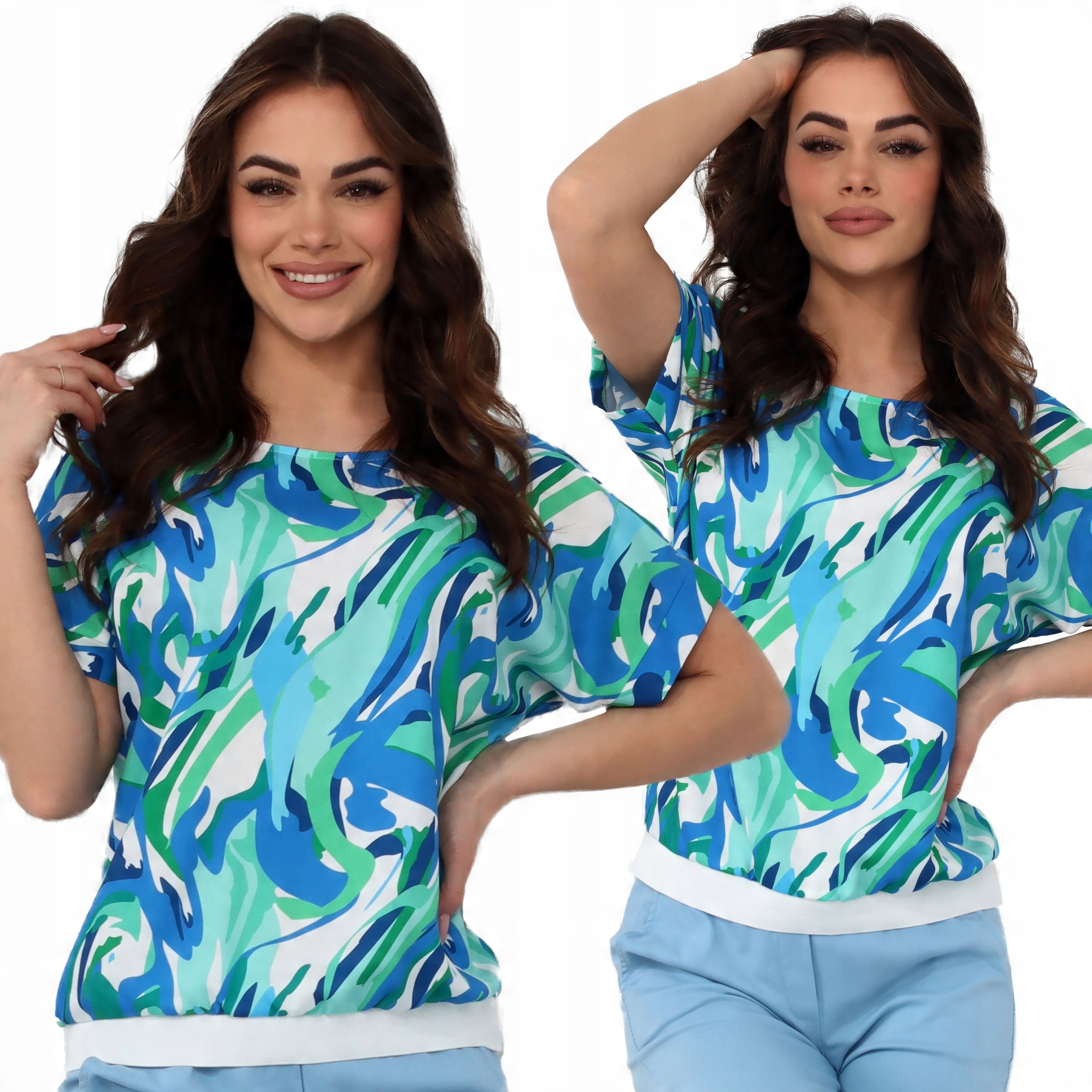 

Bluzka Damska Koszulka T-shirt Top 44/46 2XL/3XL B