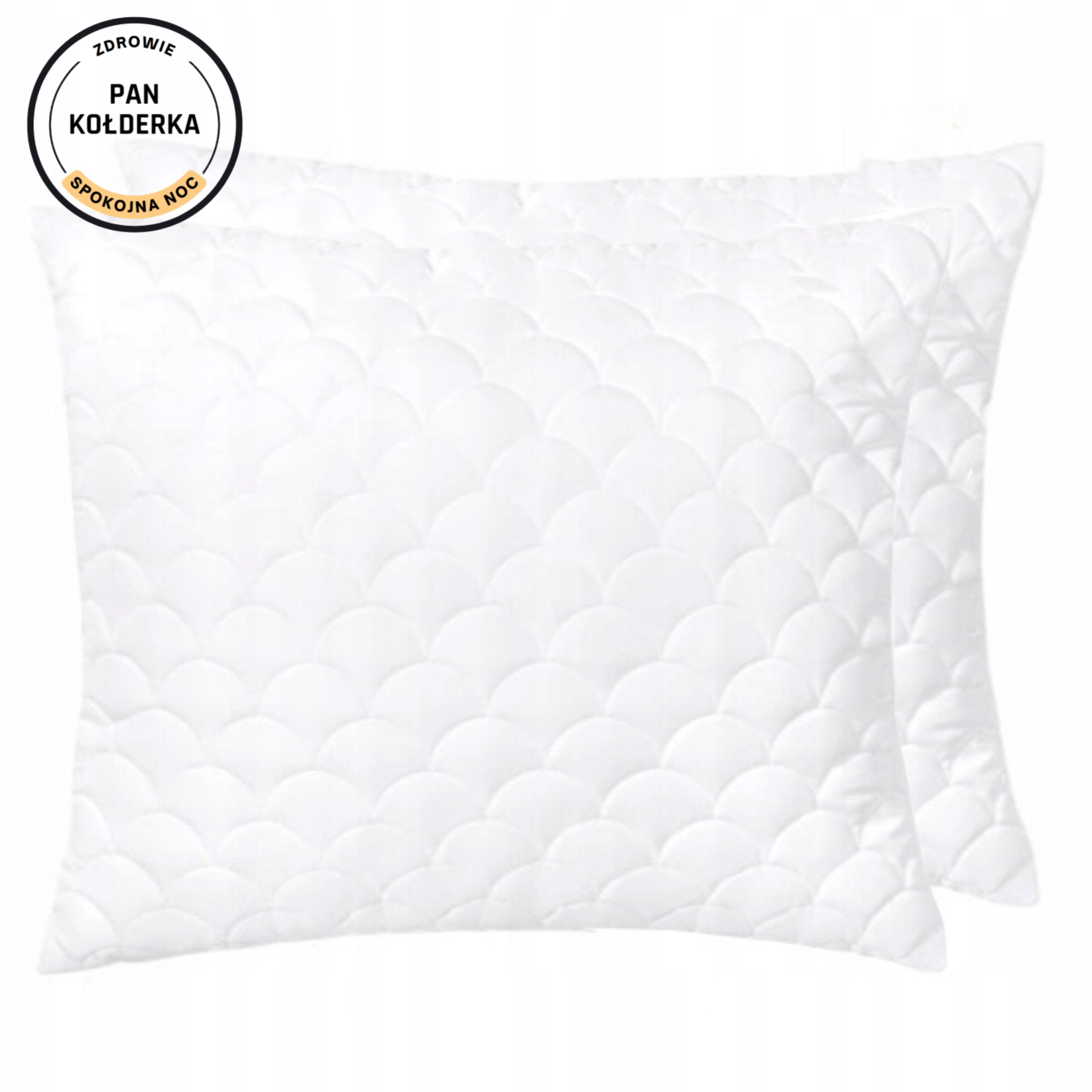 2 x Poduška 70X80 Antialergická Hrubá Zips