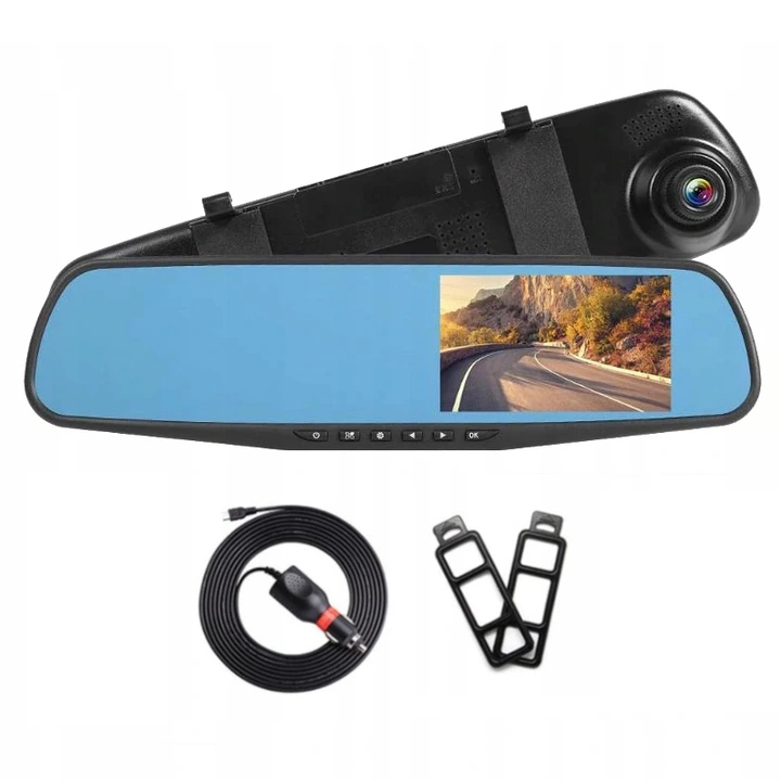 

Rejestrator Jazdy W Lusterku G-sensor Pl