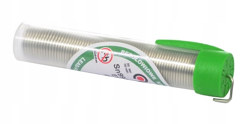 Cyna bezołowiowa fiolka Spoiwo z topnikiem 1mm