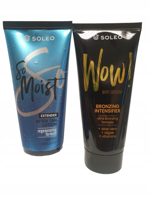 Soleo sada krémů na opalování v soláriu a po opalování Wow So Moist