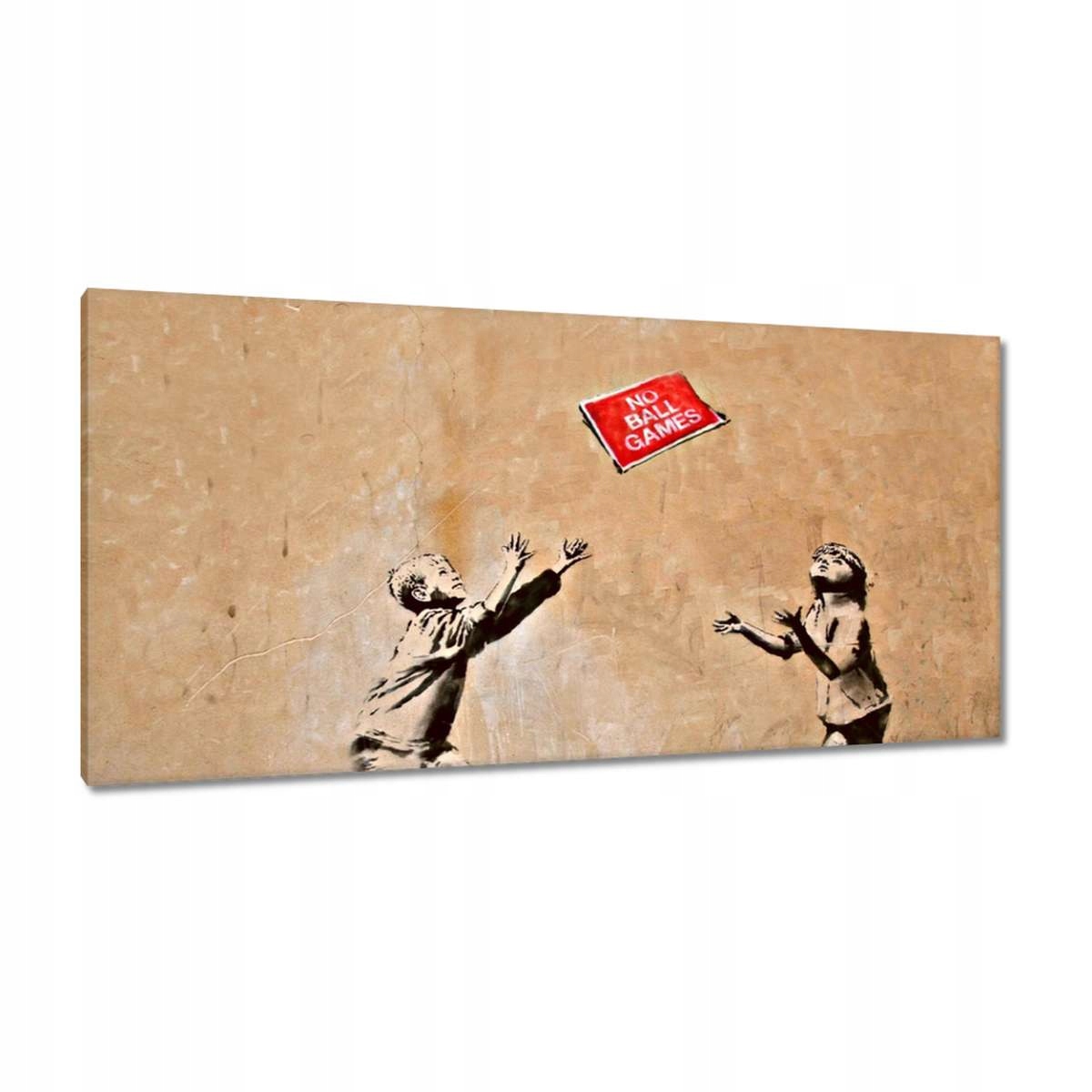 Obrazy 115x55 Banksy No Ball Games