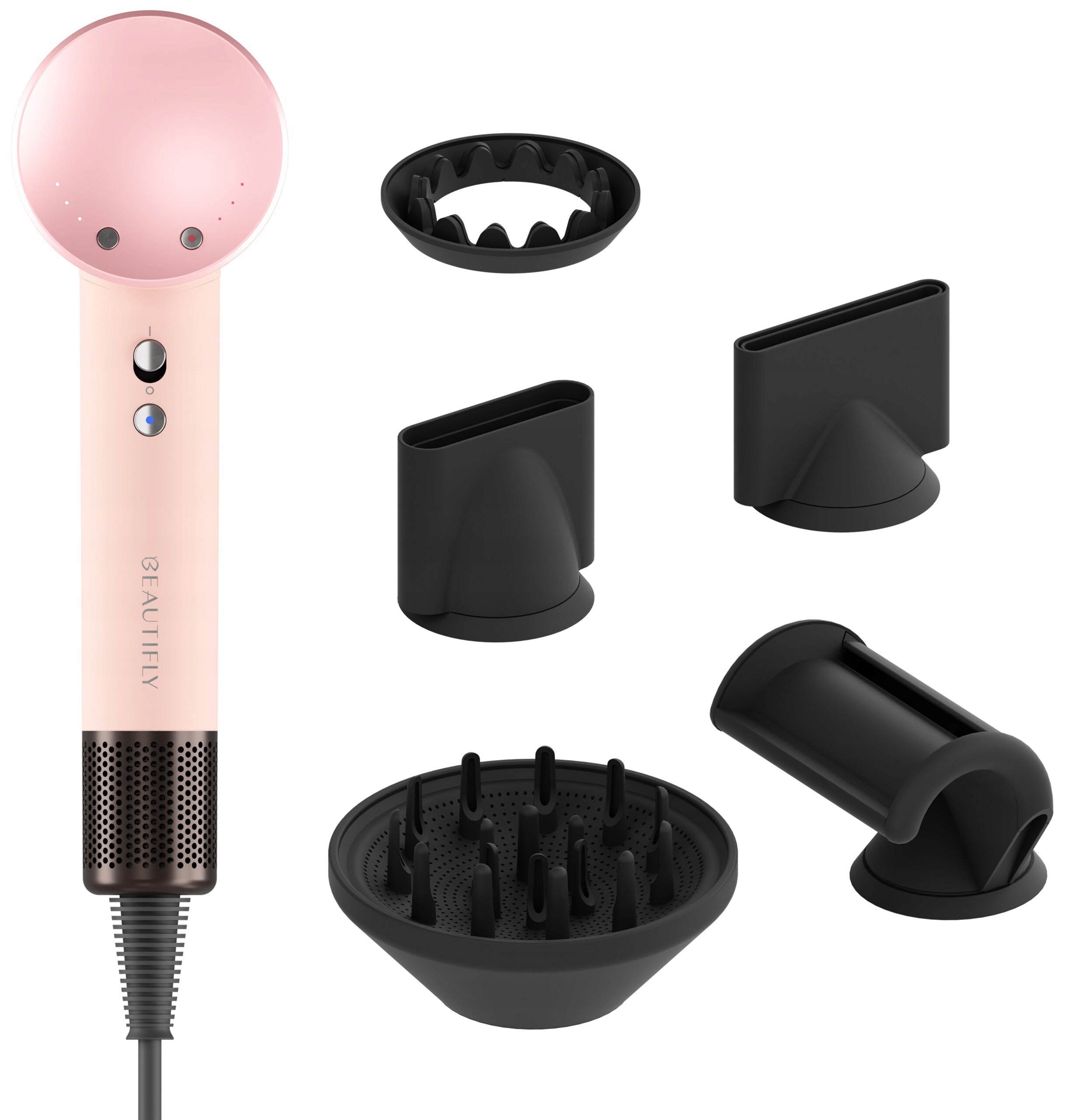 Suszarka do włosów wygładzająca dyfuzor 1600W Beautifly DryFinity