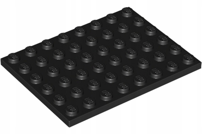 

Lego Płytka 6x8 Czarna/Black (3036/303626) 1szt