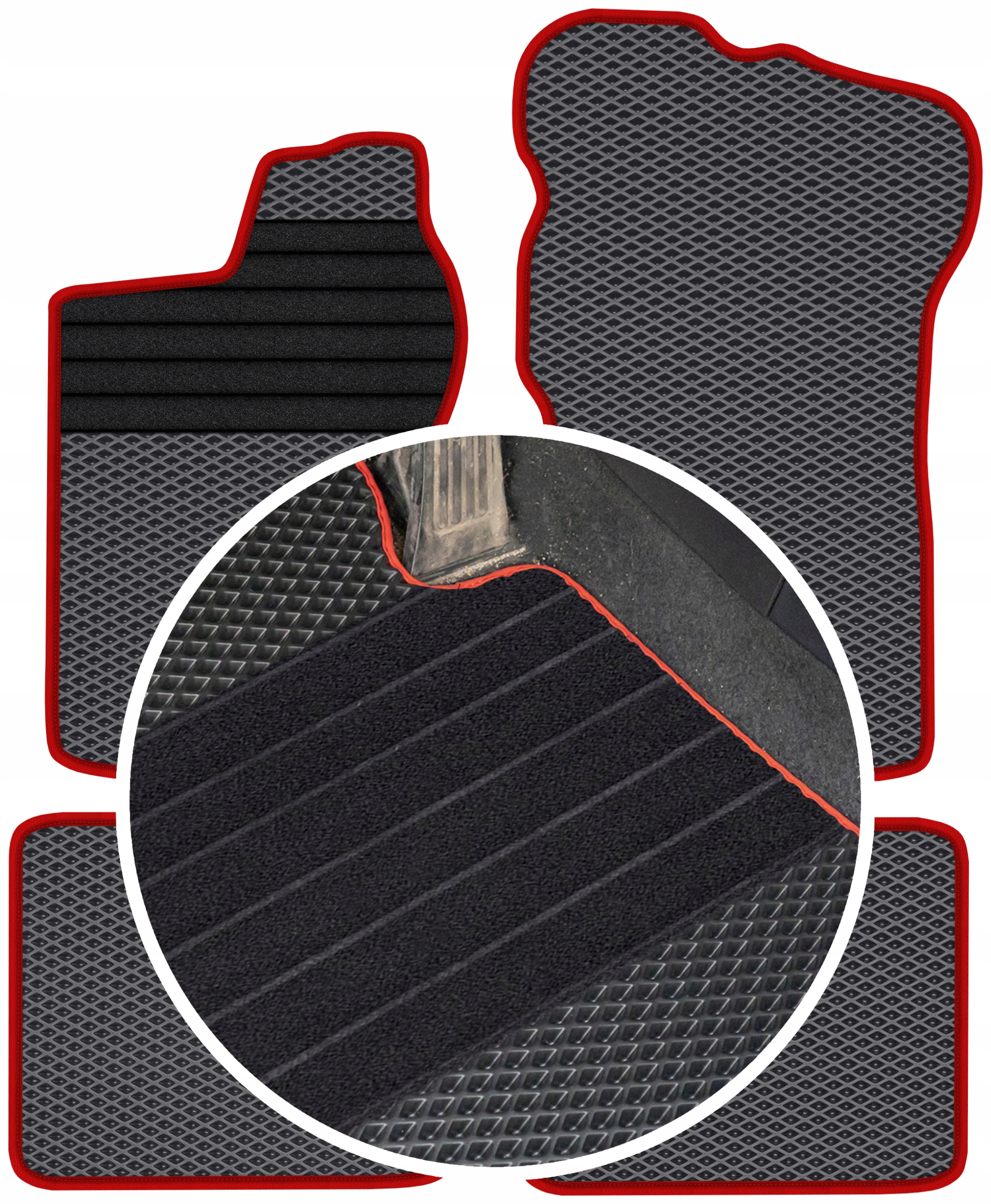 Fiat Cinquecento 1991-1998 Gumové autokoberce pro vůz Eva Eternity