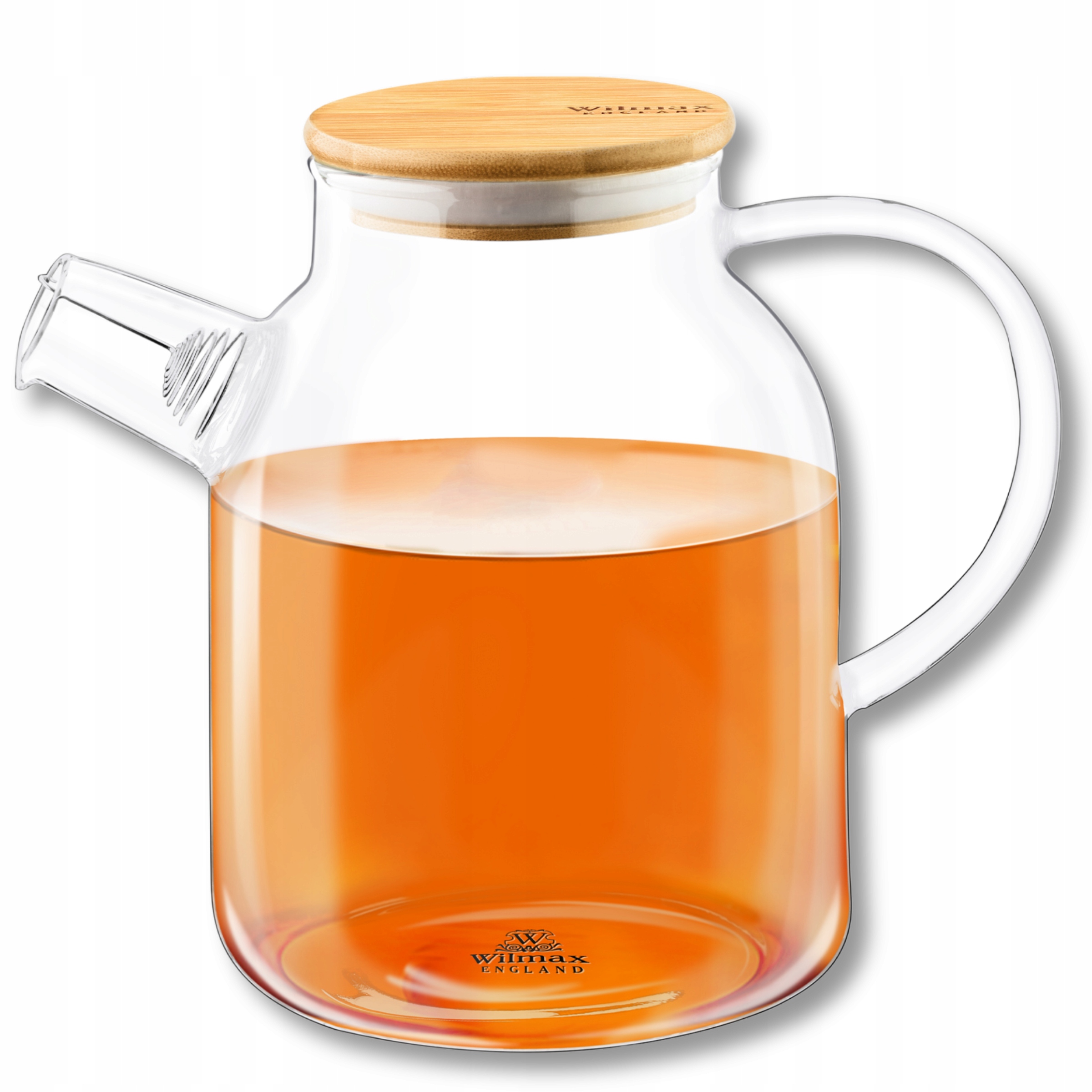 Skleněná konvice na čaj, na vaření, se sítkem, víko, 1,6 l Wilmax