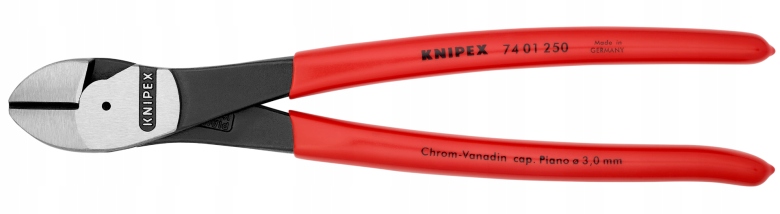 Boční štípací kleště 25 cm s větším převodem