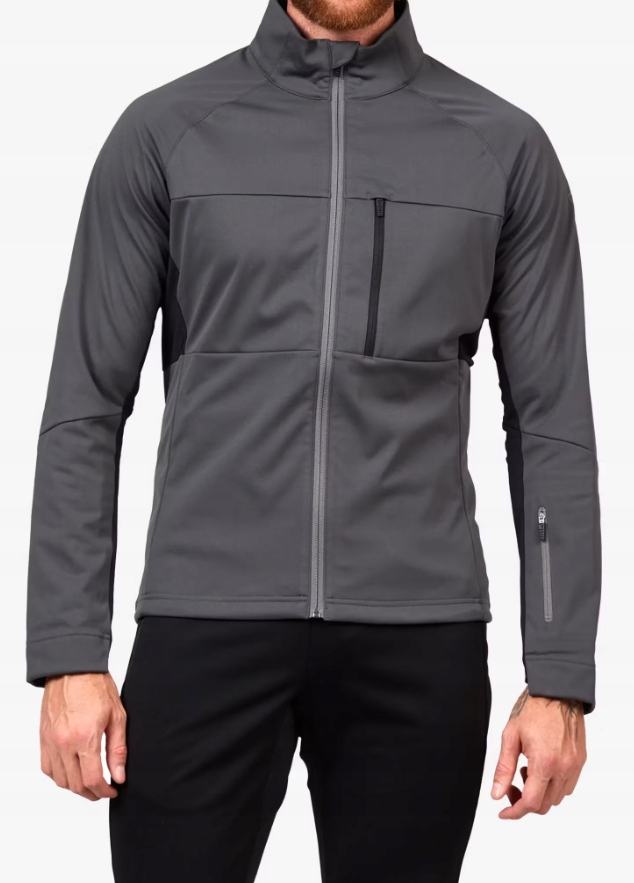 Softshellová bunda Rossignol Genetys Jacket onyxově šedá