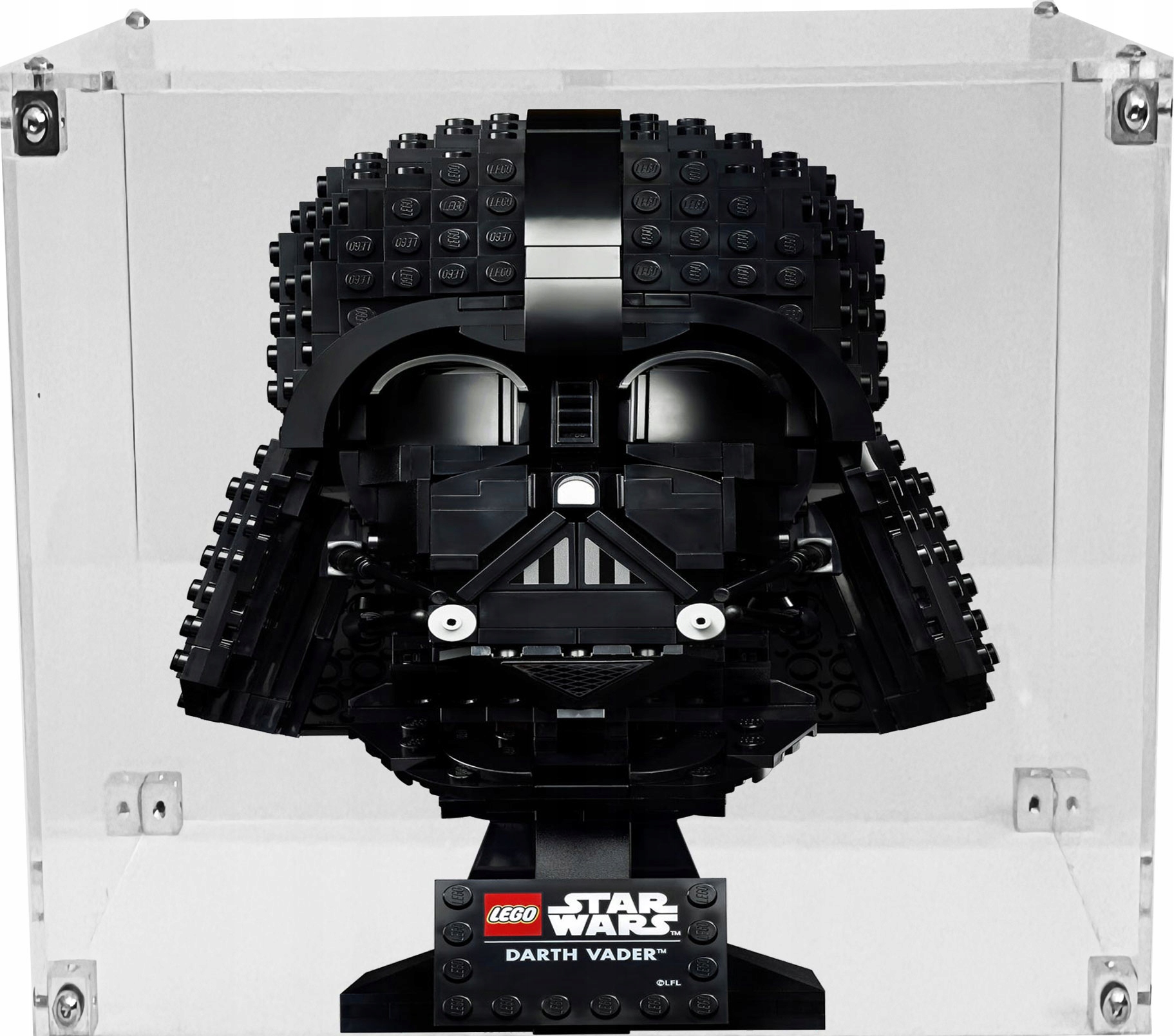 Vitrína Drewlandia pro stavebnici Lego 75304 Star Wars Helma Dartha Vadera