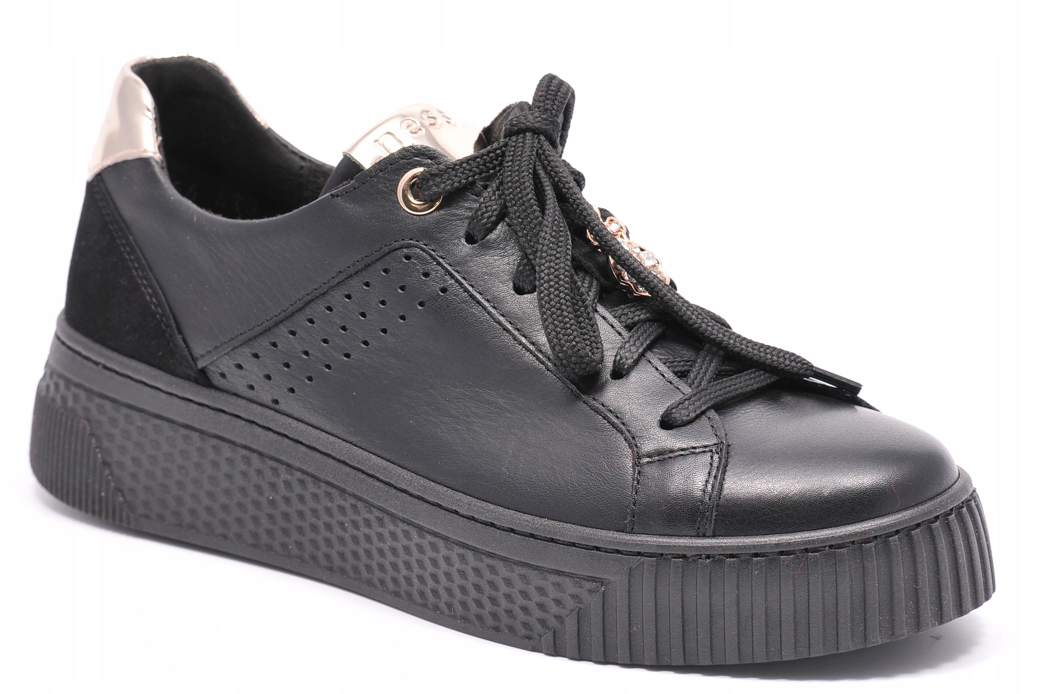 Nessi 24585 Sp Černé tenisky Velikost 38