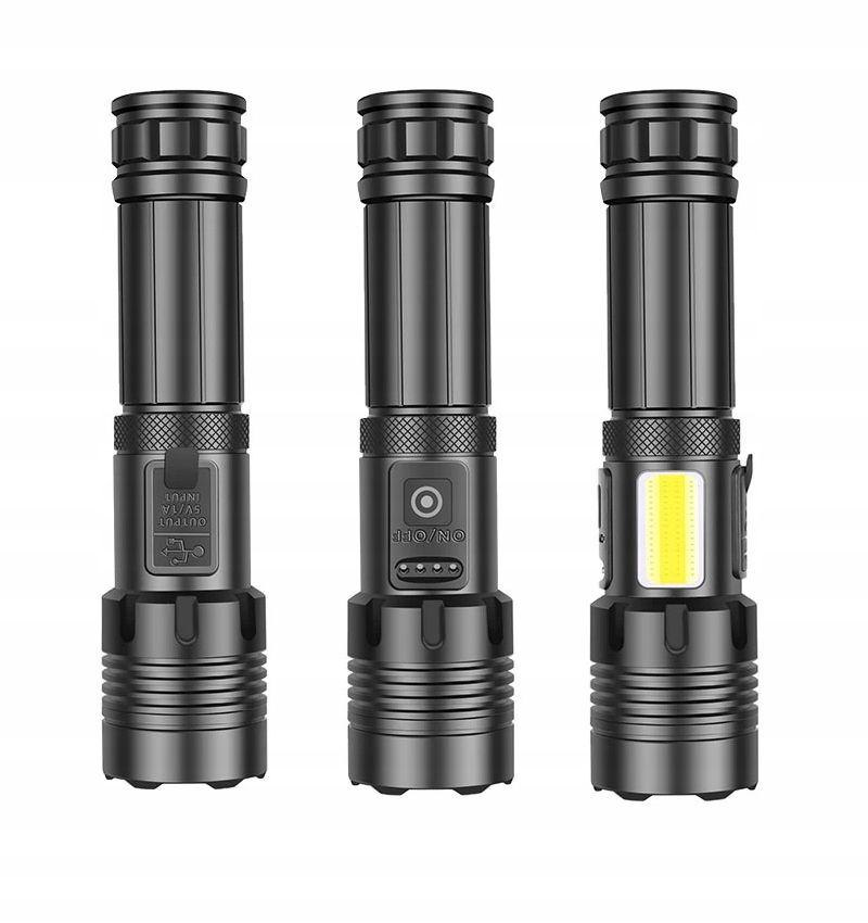 Cree XHP70 USB zoom COB светодиодный фонарик + Aku 5100mah бренд другой бренд