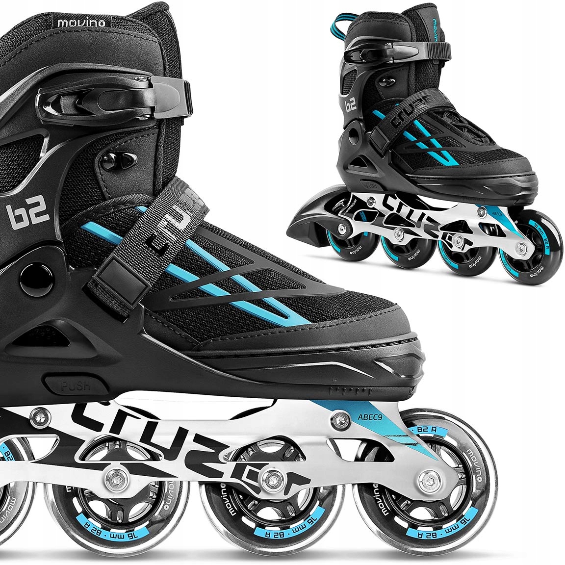 

Rolki regulowane Movino Cruzer B2 r. 38-41 ABEC-9