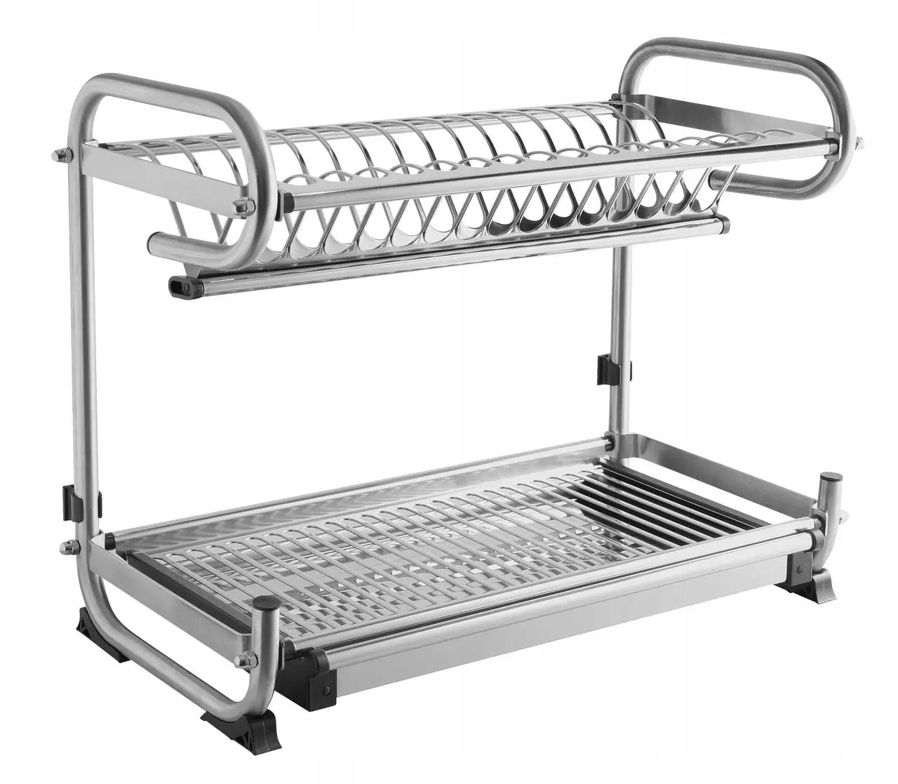 Ociekarka wolnostojąca,dwupoziomowa, H=340, L=482,W=240, inox jakościowa