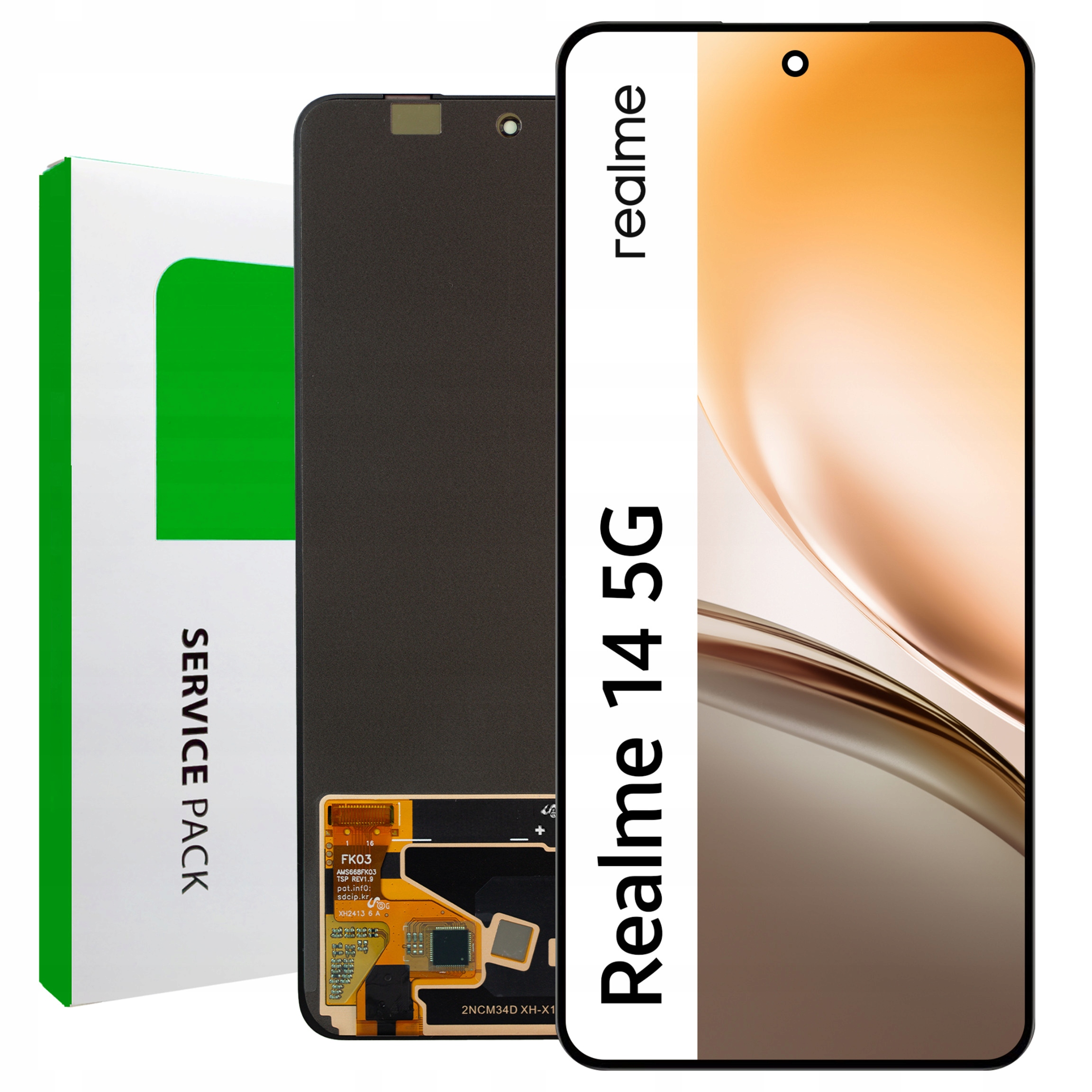 RMX5070 LCD pro Realme 14 Service Pack Displej Matrix Originál Zila