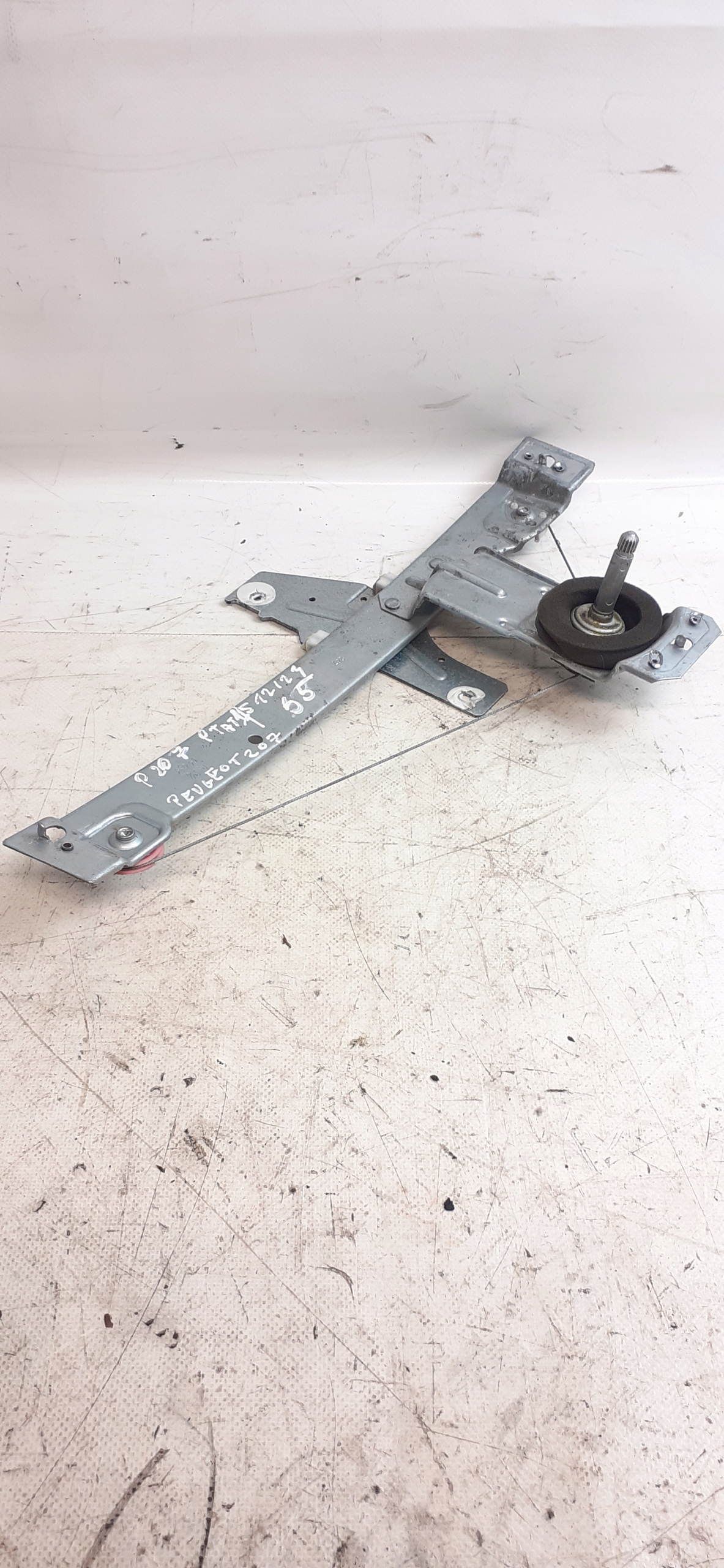 PEUGEOT 207 HB 5D window regulator right rear part